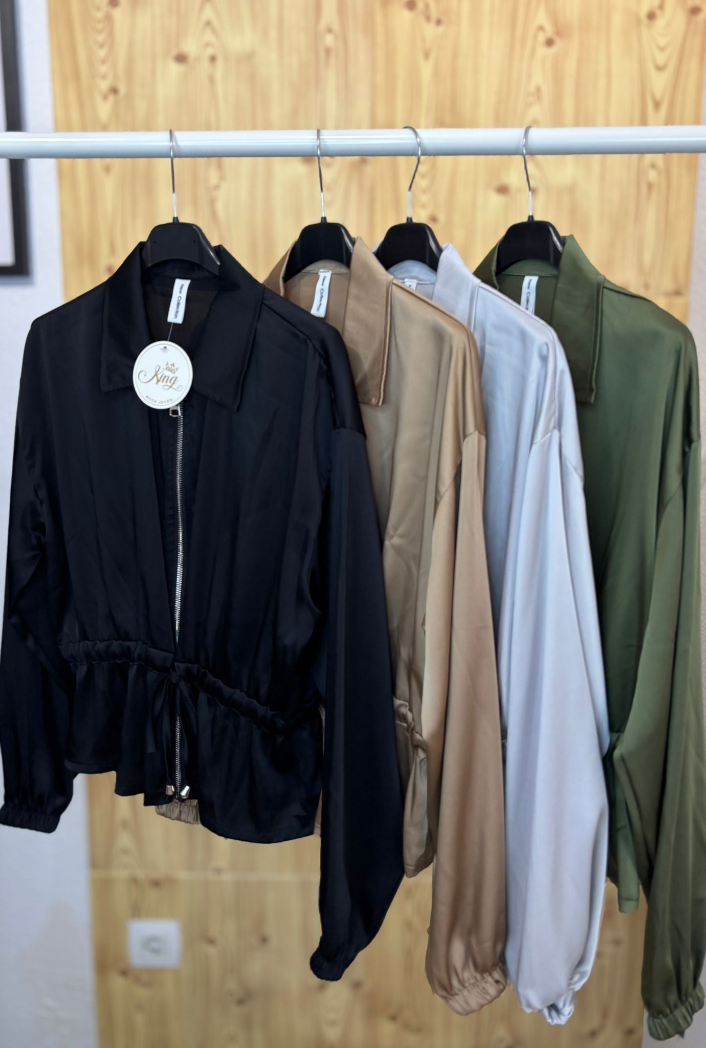 Chaqueta satén