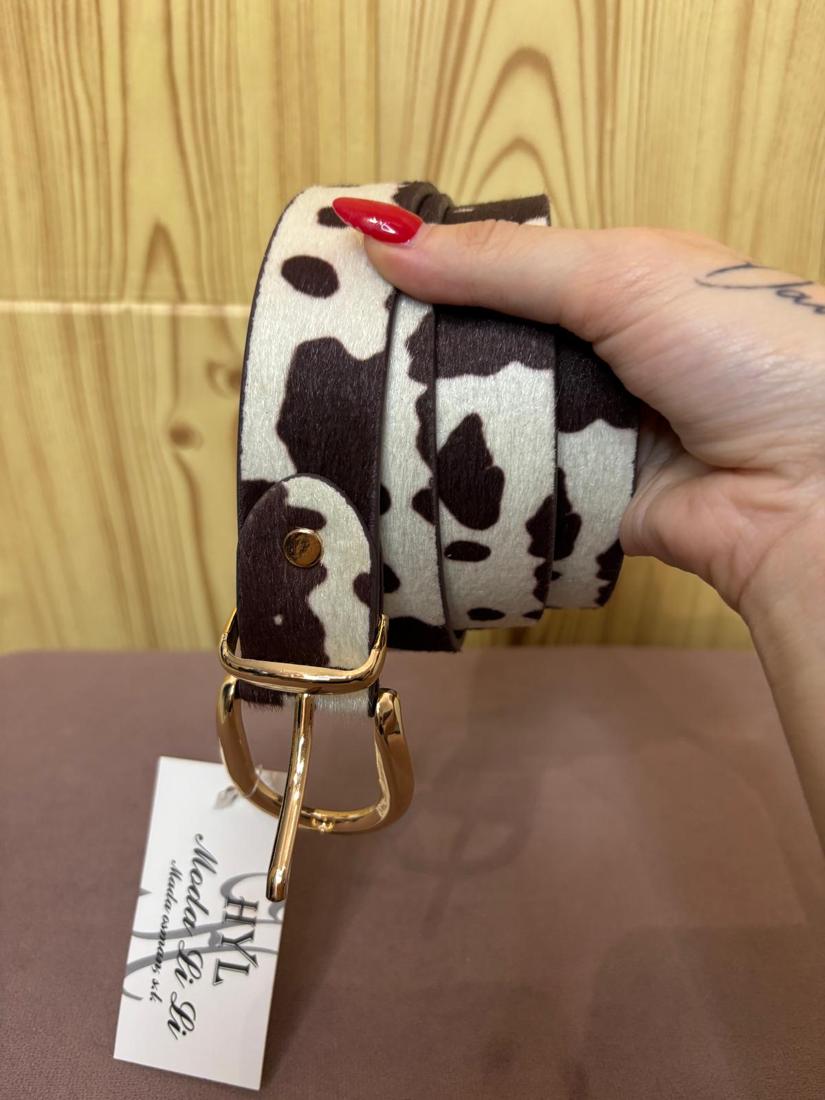 Cinturones animal print