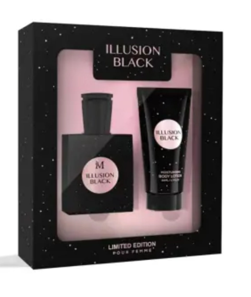 Set de perfume y body lotion black