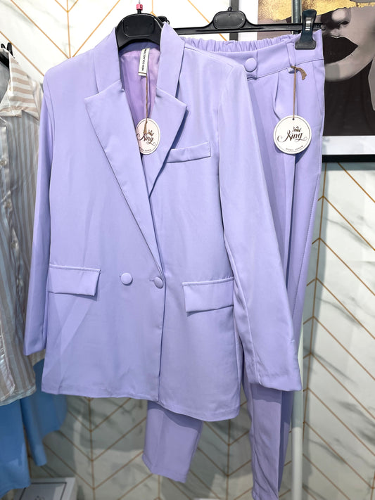 Traje chaqueta Lila