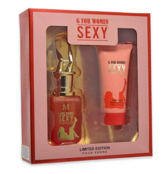 Set de perfume y body lotion scandal
