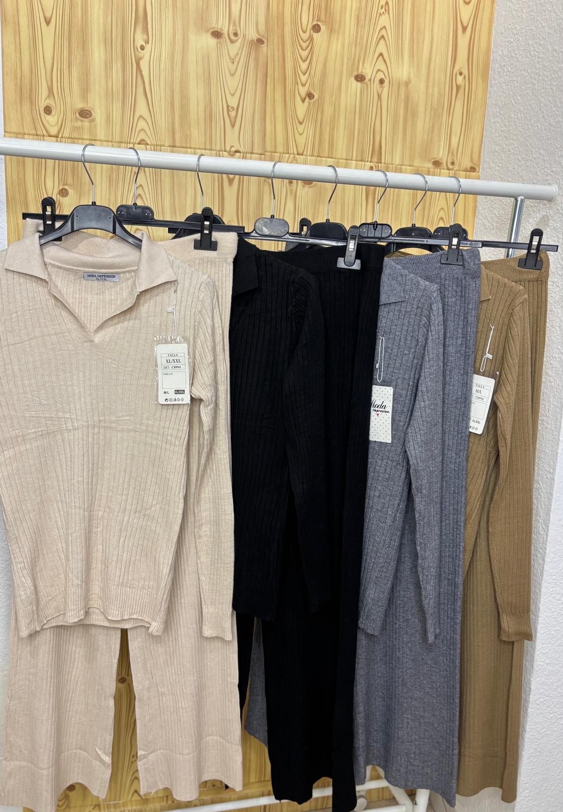 Conjunto canalé polo