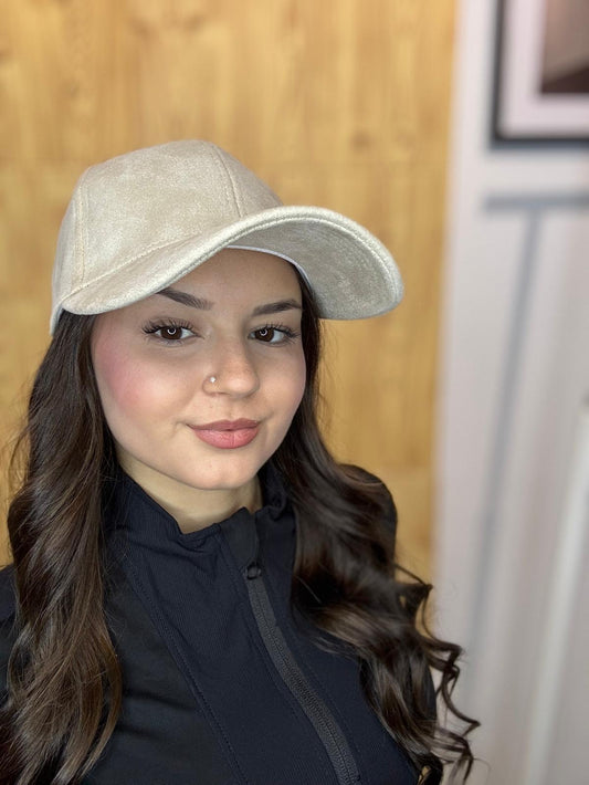 Gorra de antelina